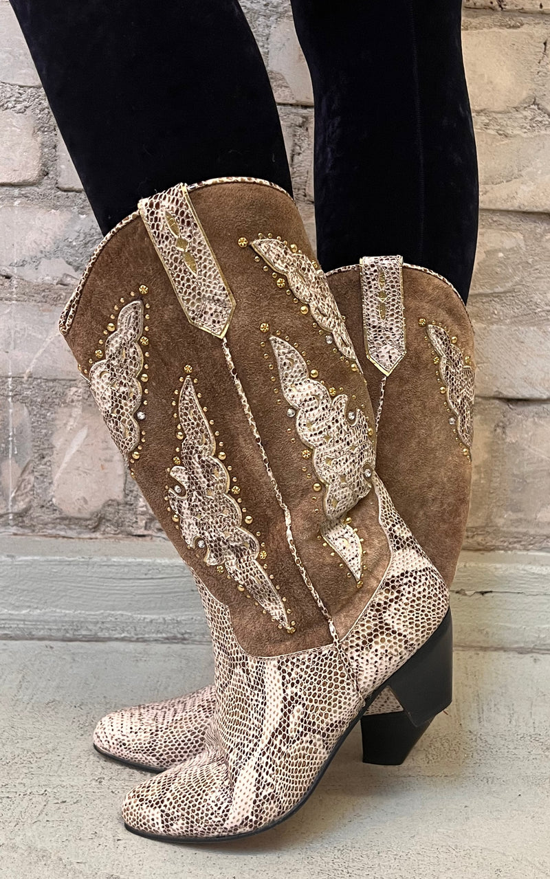 Vintage Cowboy Boots 39 Ibinka