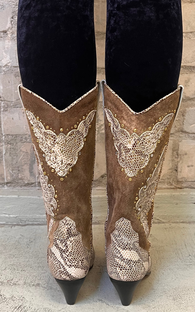 Vintage Cowboy Boots 39 Ibinka