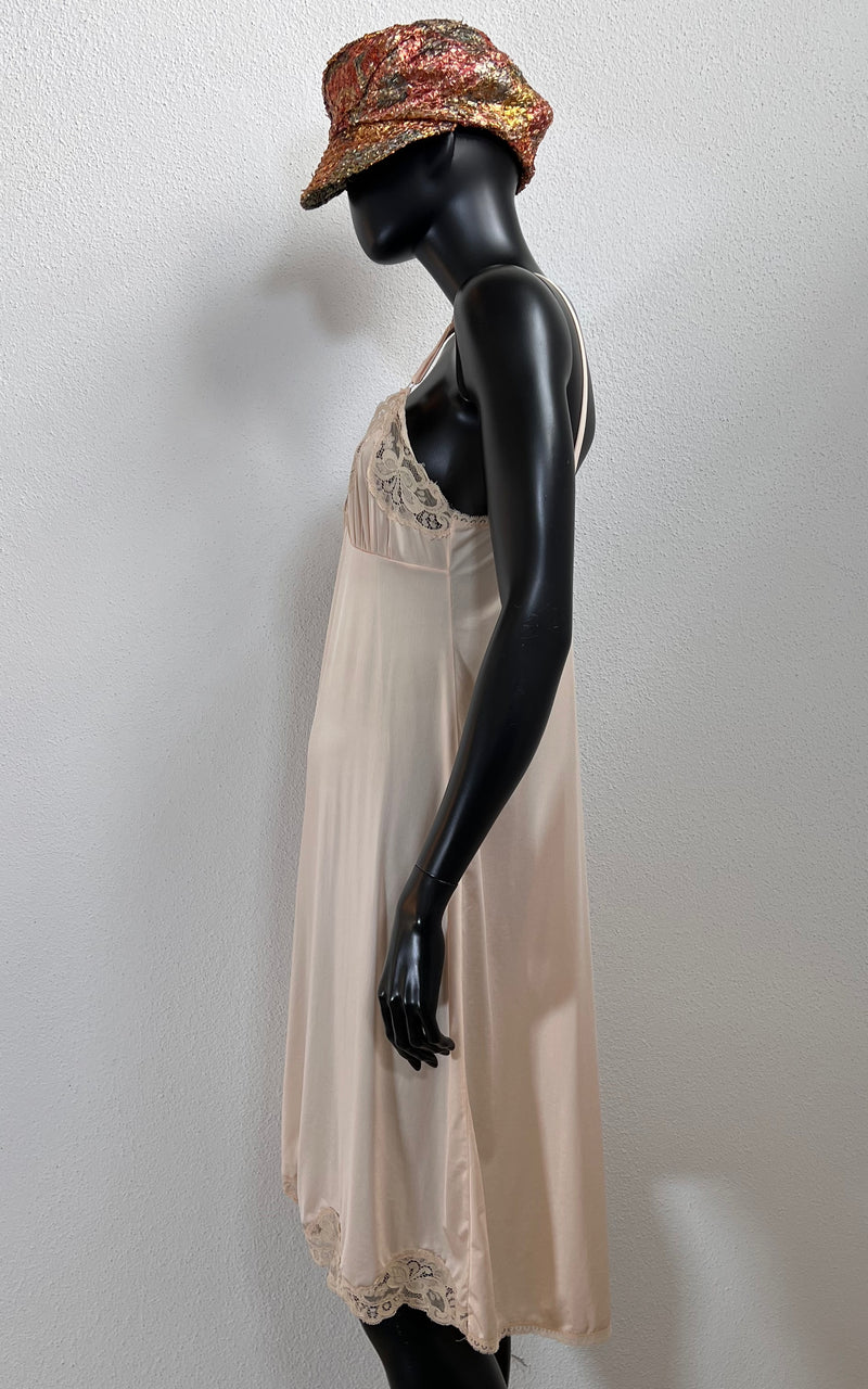 Vintage Nylon Slip Dress