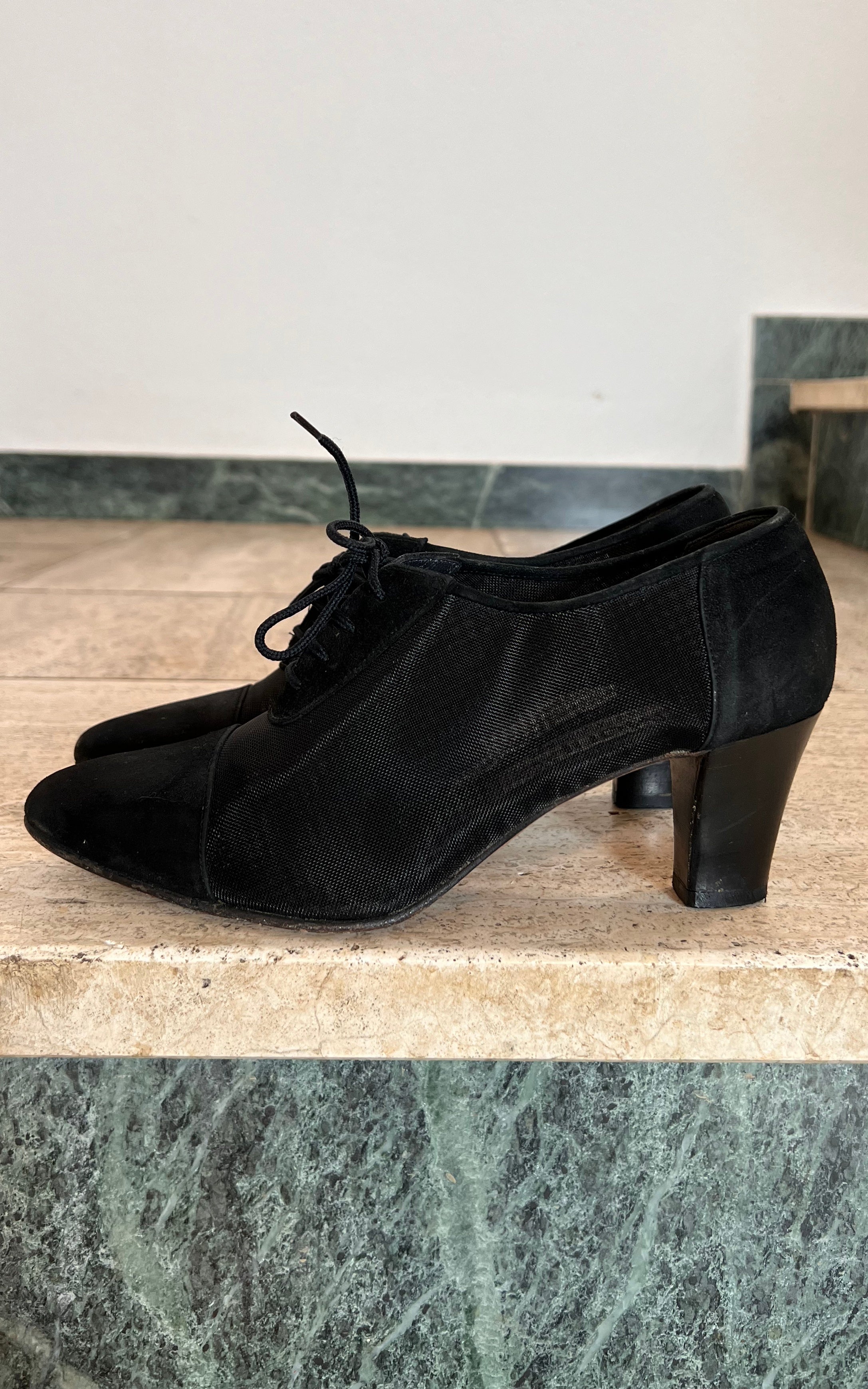 Vintage Maripe Mesh Heels 37,5