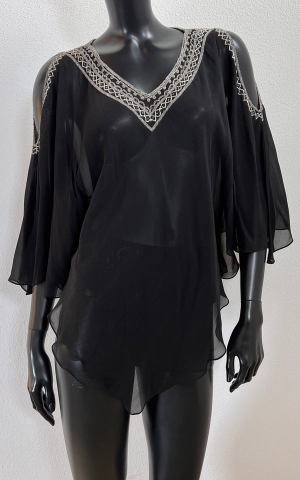 Vintage Silk Murek Caftan Top