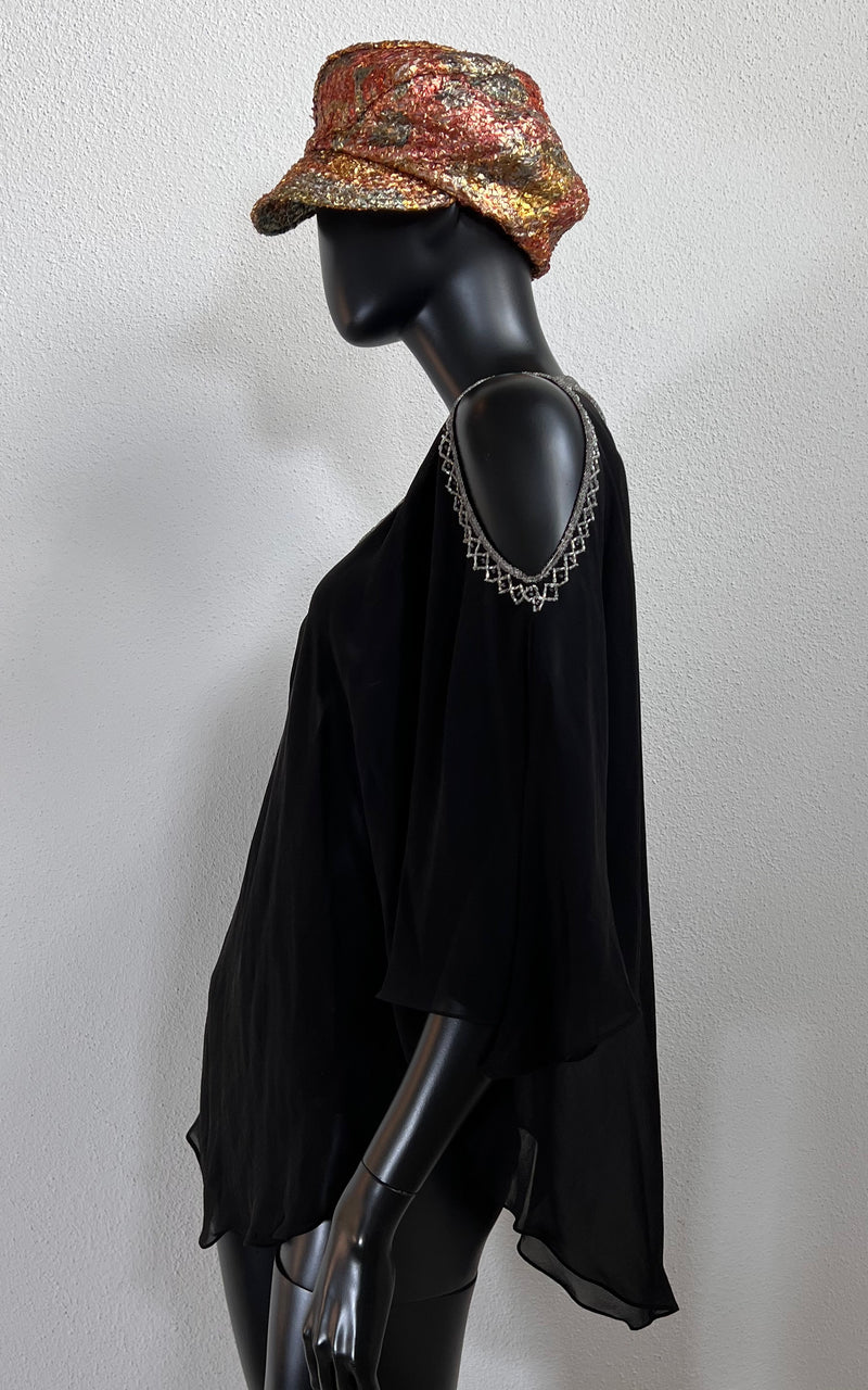 Vintage Silk Murek Caftan Top