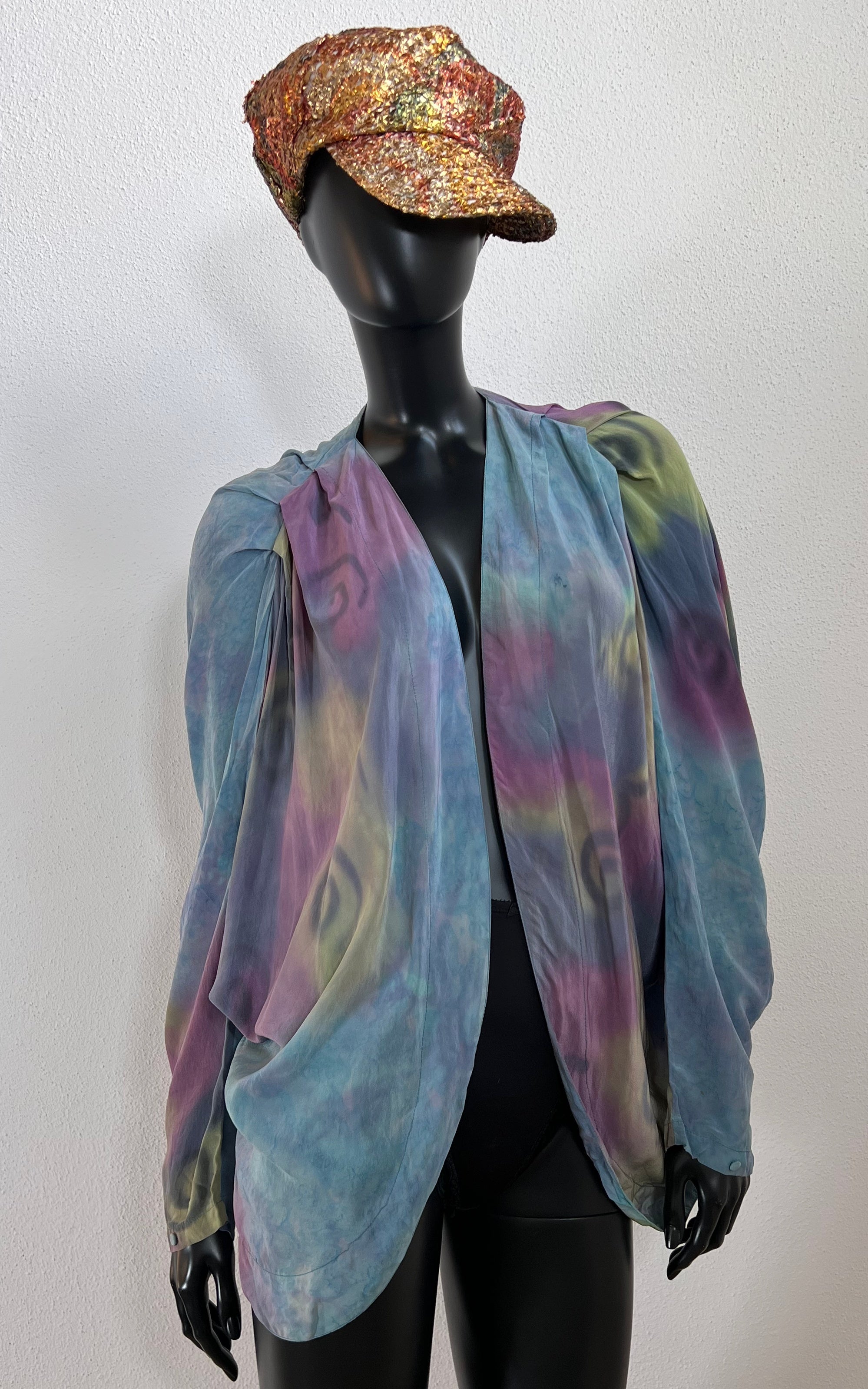 Vintage Tye Dye Silk Jacket