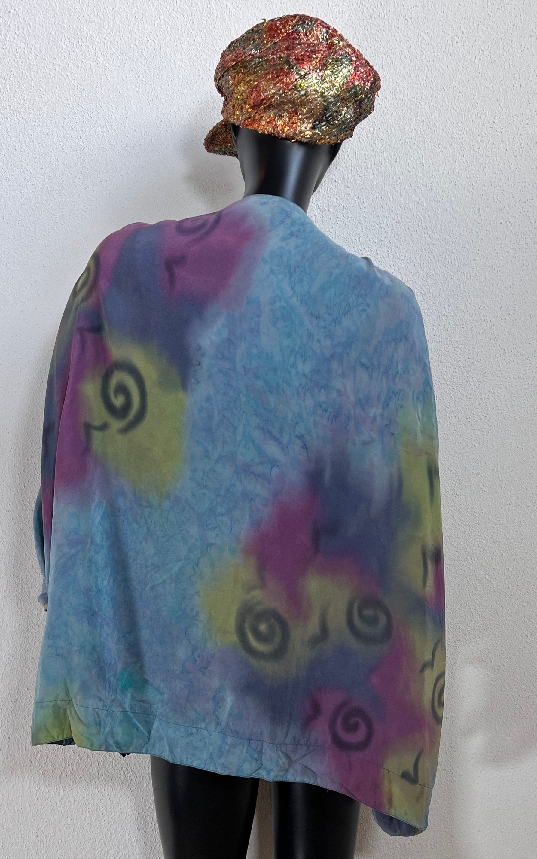 Vintage Tye Dye Silk Jacket