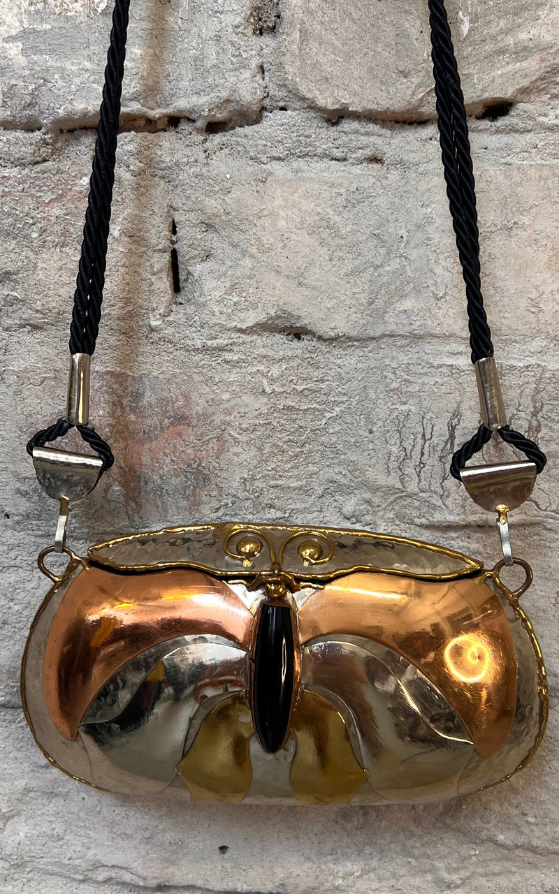 Vintage Mexican Butterfly Metall Bag