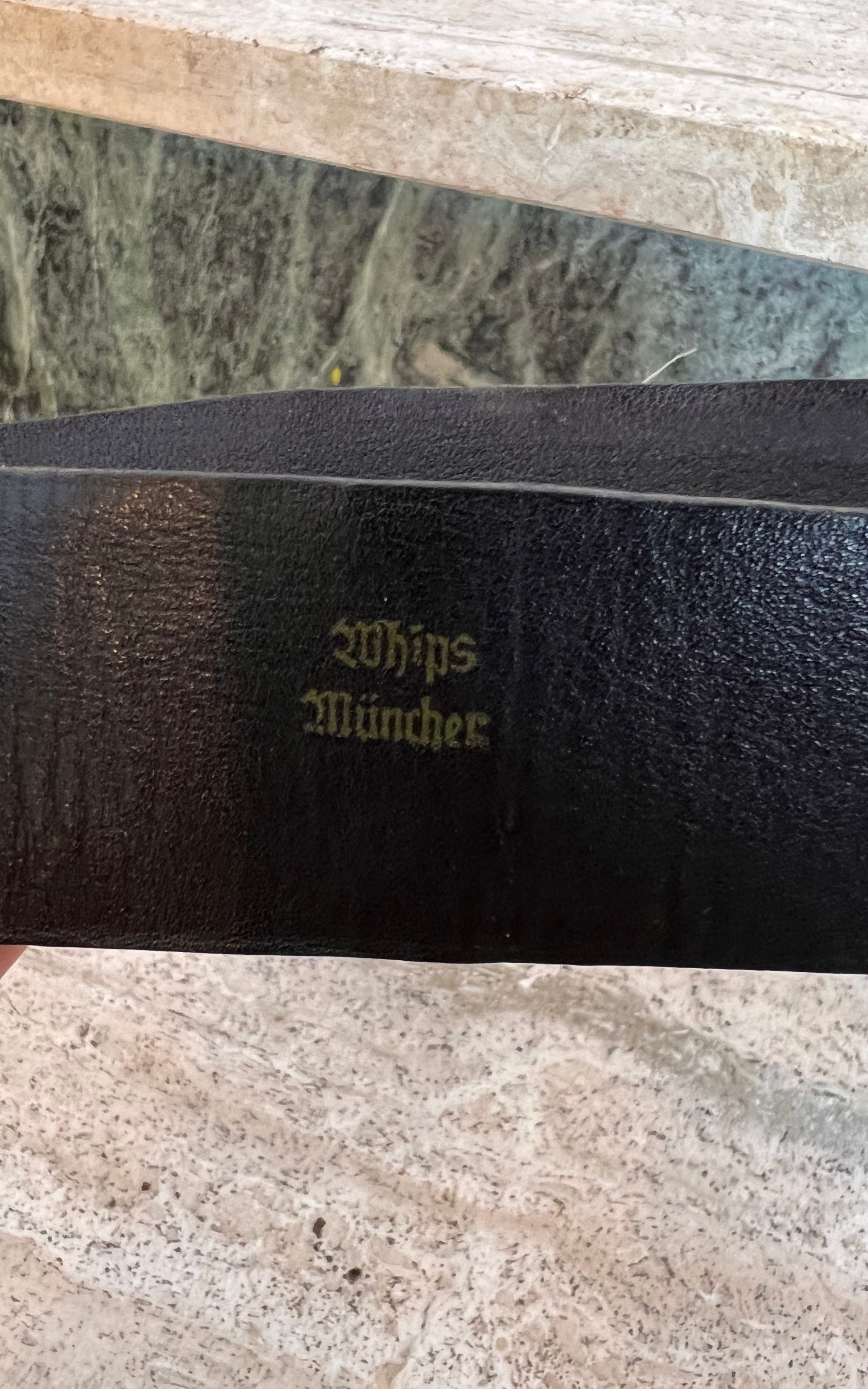 Vintage Whips München 70s Belt