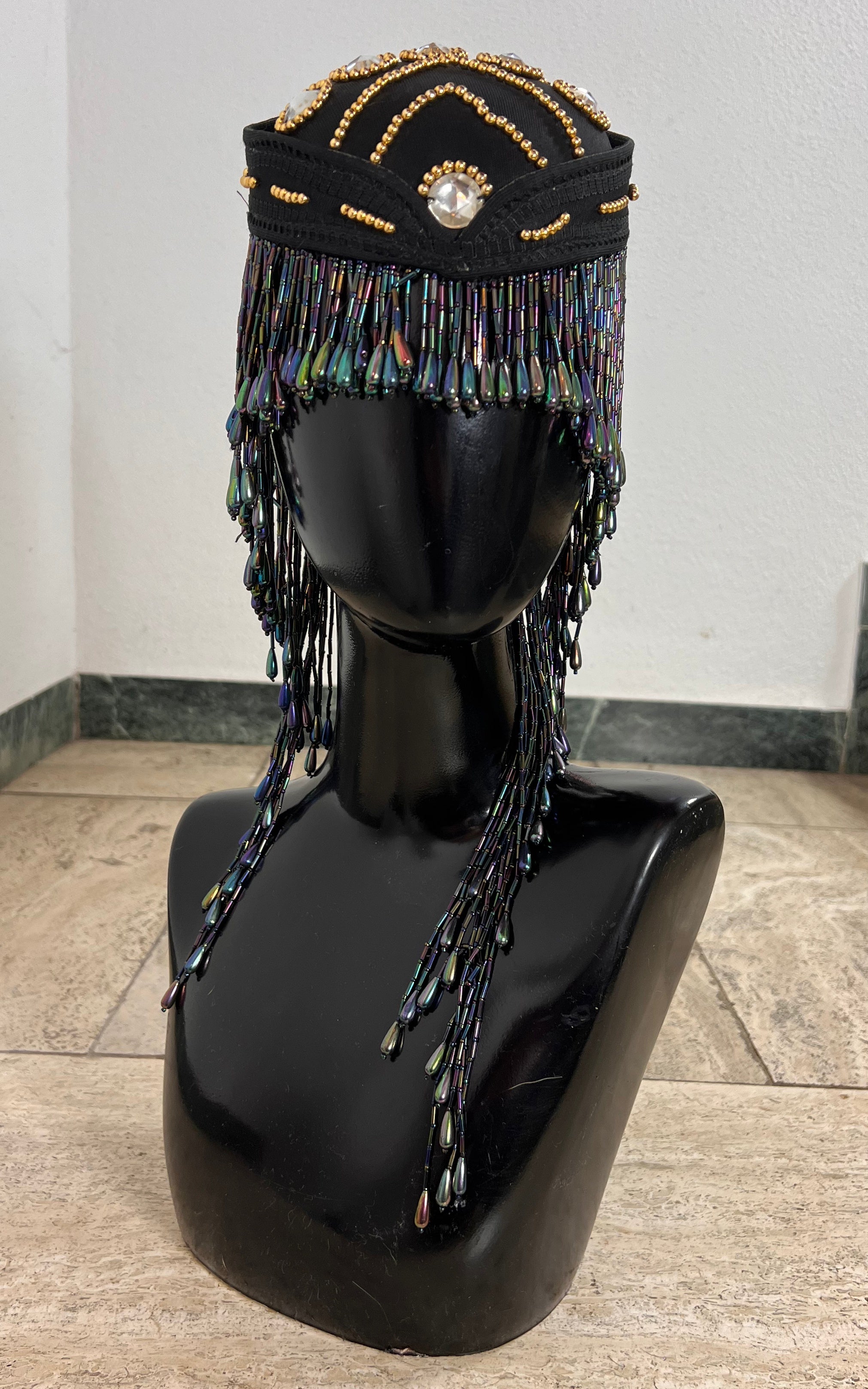 Vintage 90s Head Pillbox Head Piece