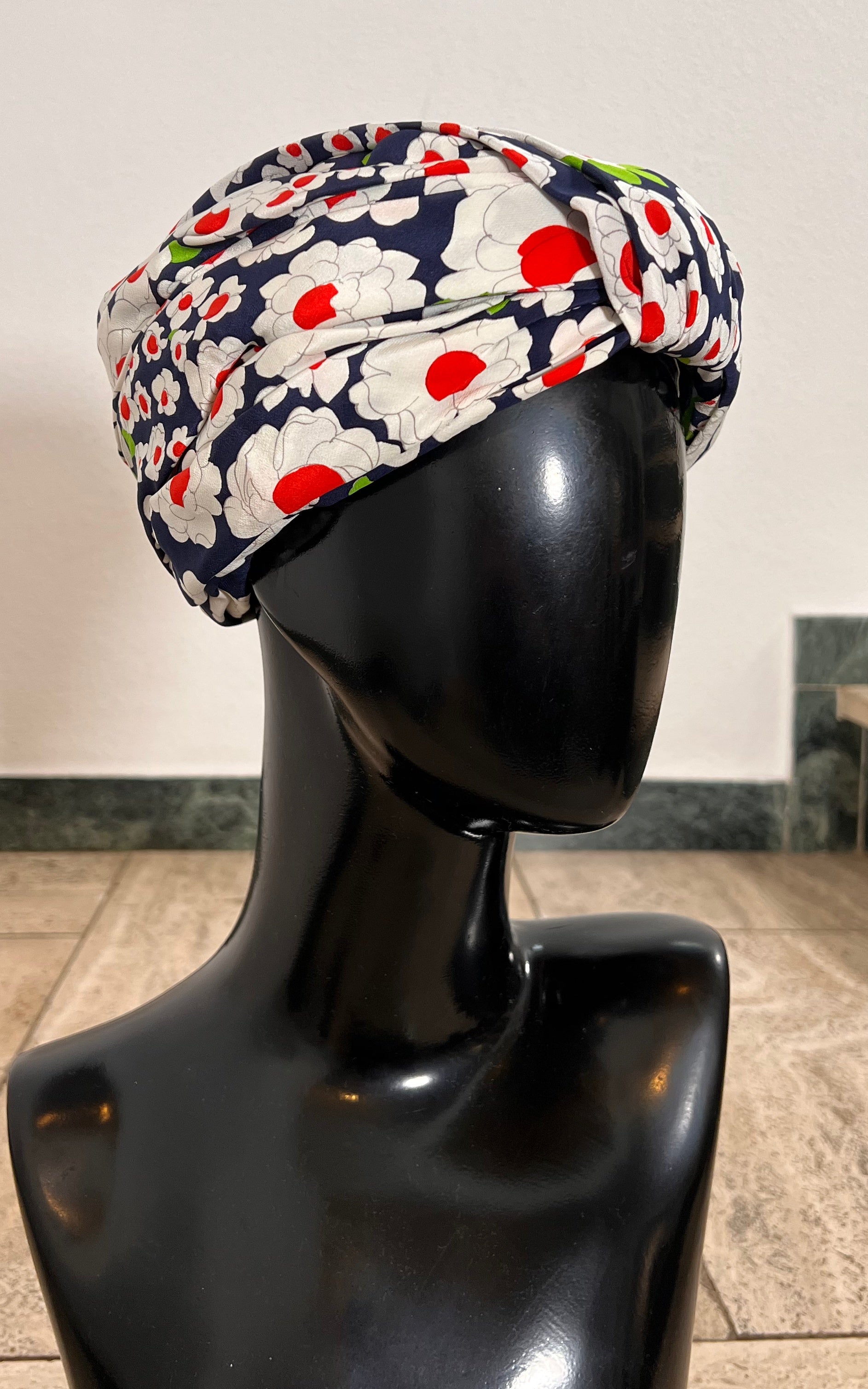 Vintage 70s Turban Hat