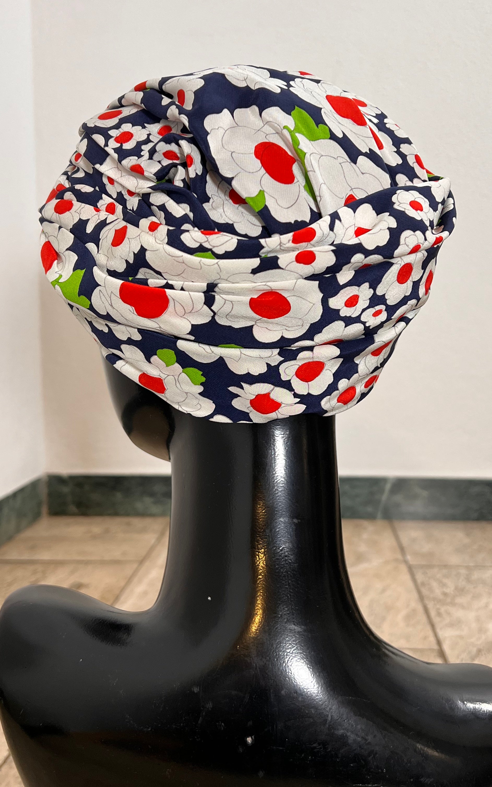 Vintage 70s Turban Hat