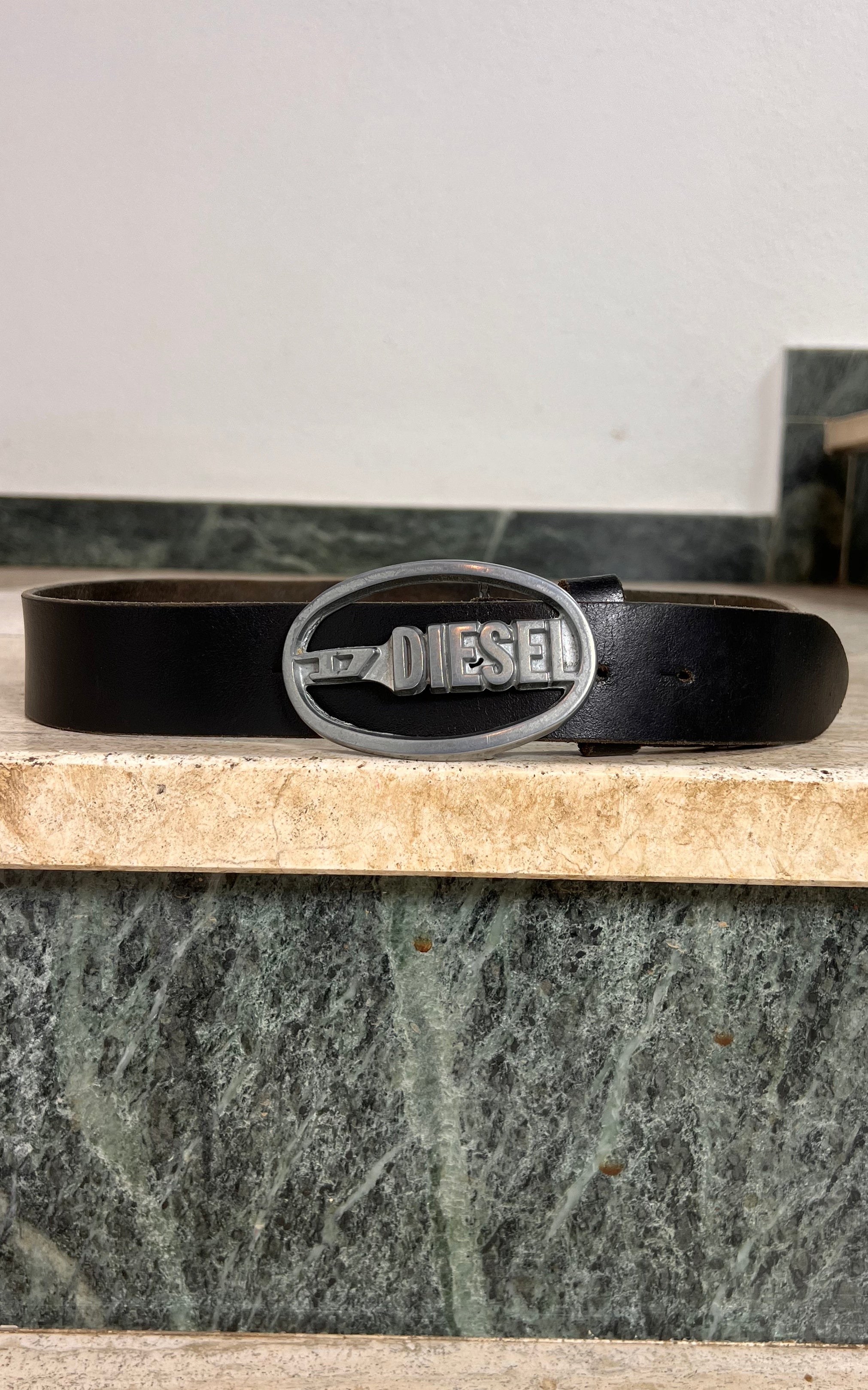 Vintage Diesel Logo Belt