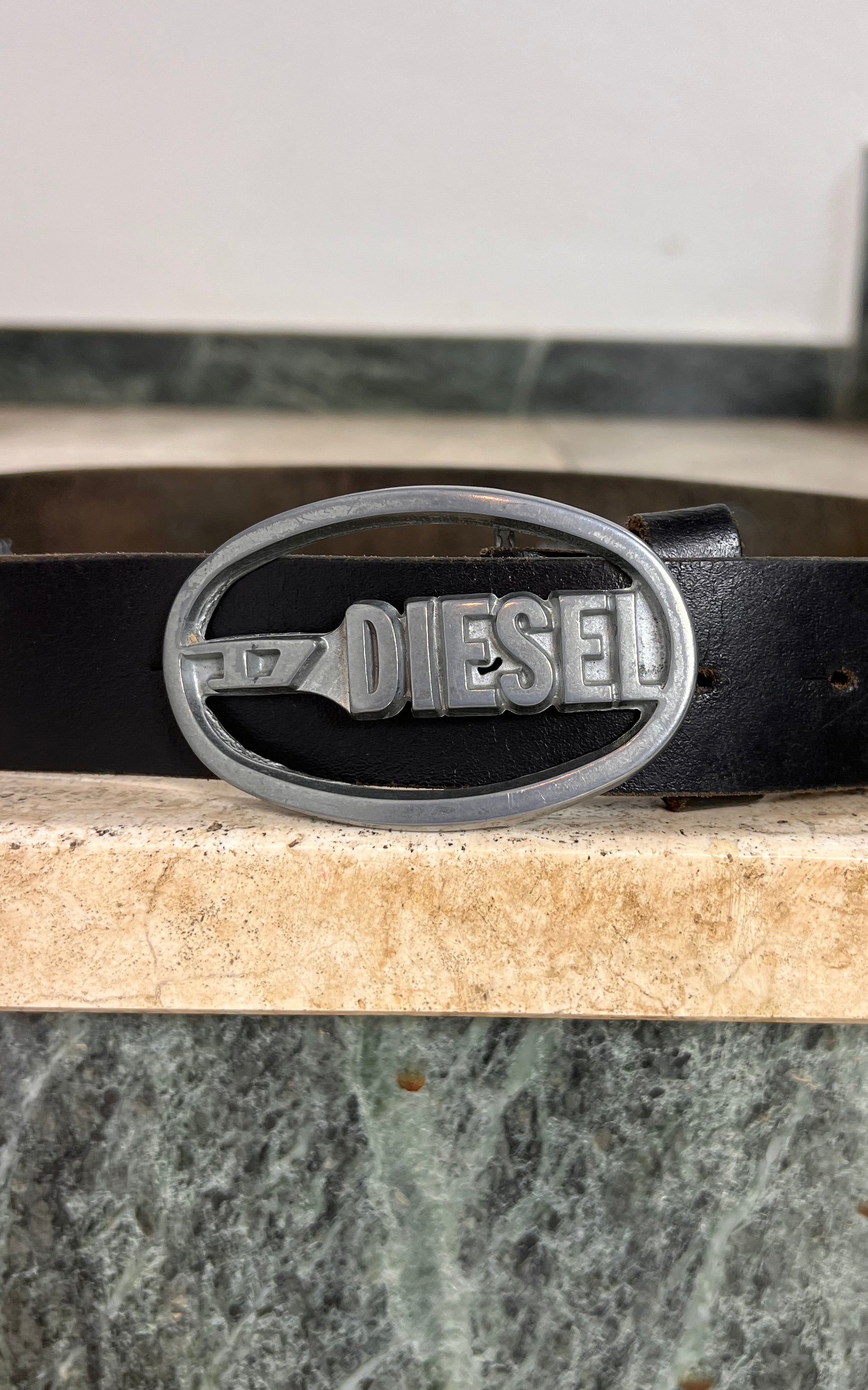 Vintage Diesel Logo Belt
