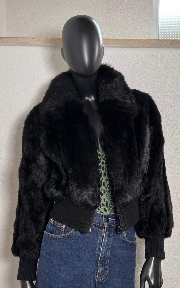 Vintage 70s Lapin Fur Jacket
