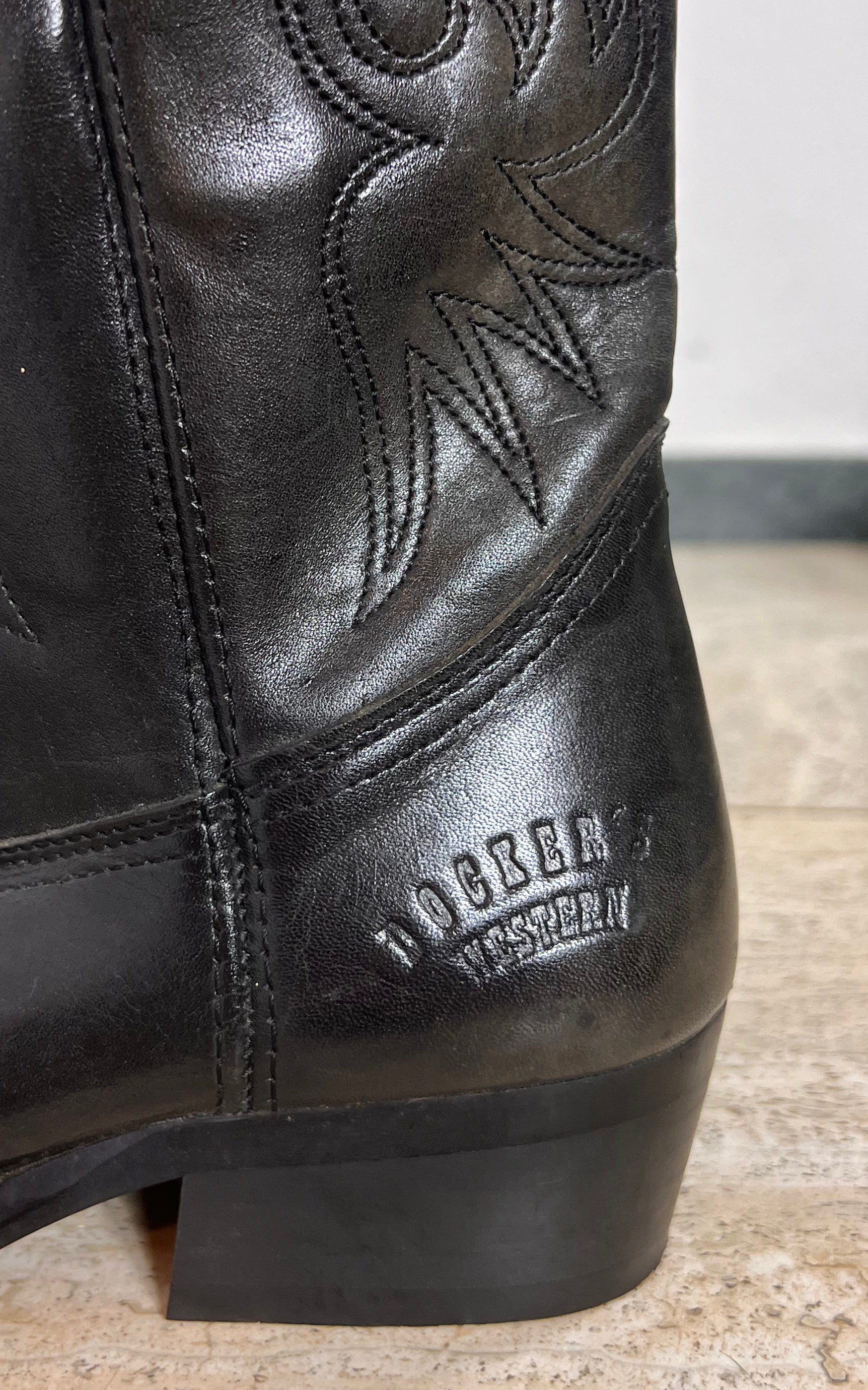 Vintage Biker Boots 38
