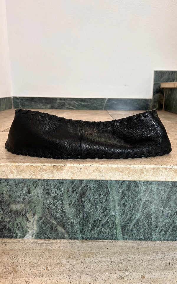 Cintura in pelle vintage anni '90 LR USA