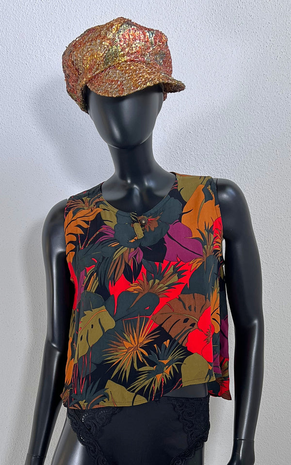 Vintage 90s Jungle Crop Top