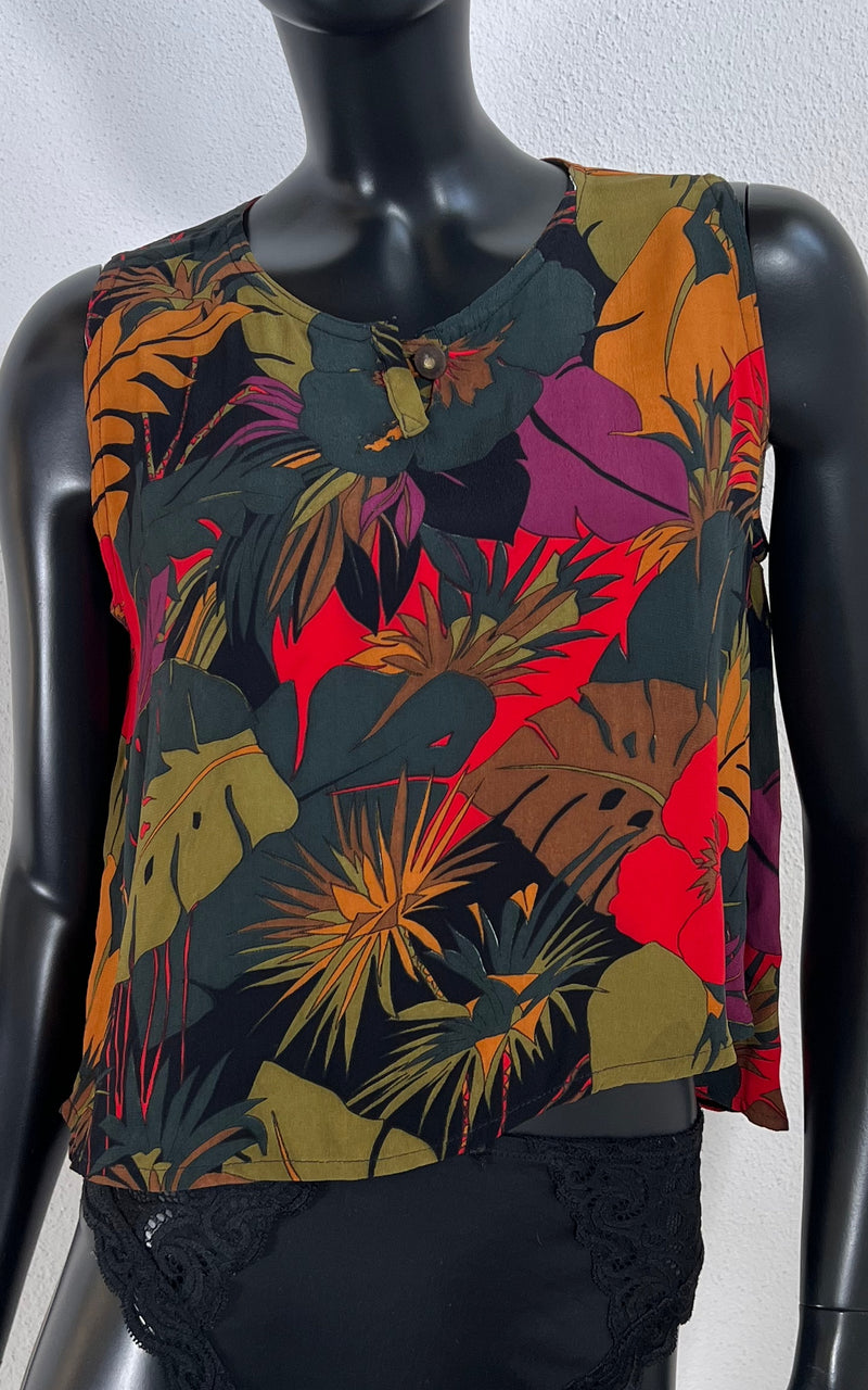 Vintage 90s Jungle Crop Top