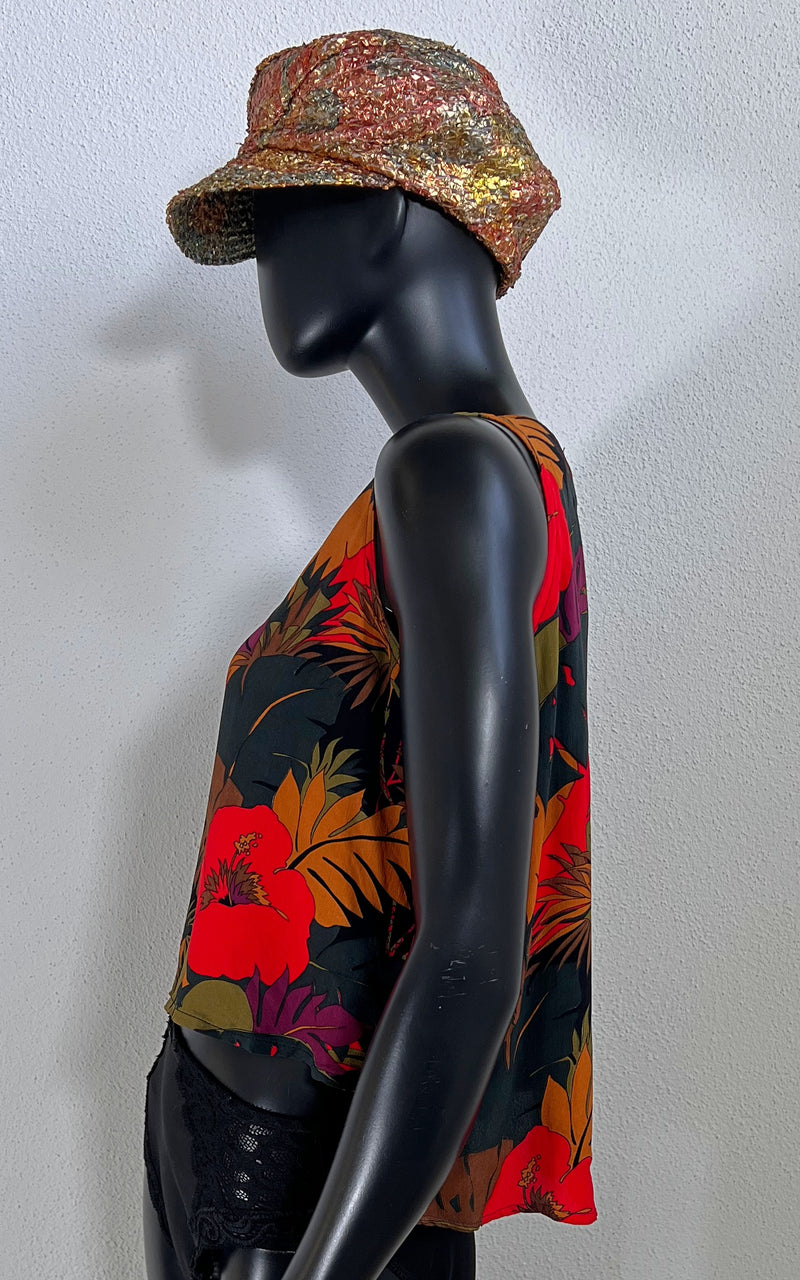 Vintage 90s Jungle Crop Top