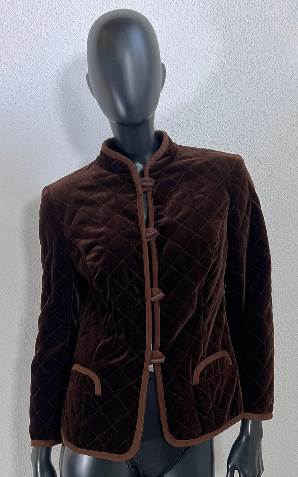 Vintage 70s Brown Velvet Jacket