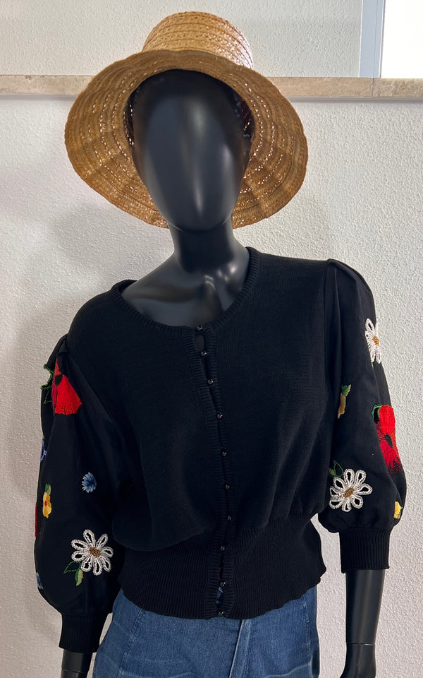 Vintage Austrian Knit Cardigan
