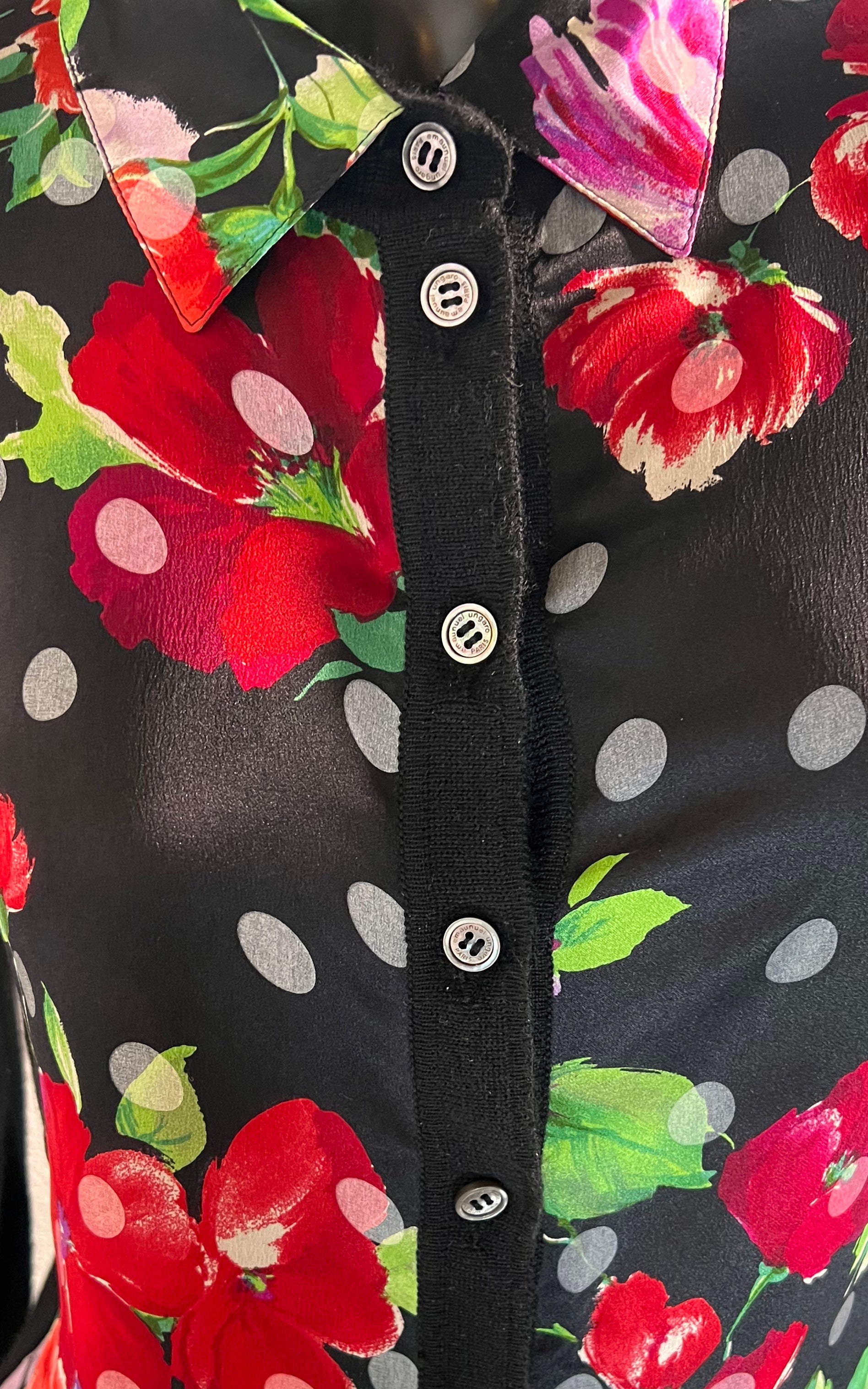 Vintage Emanuel Ungaro Silk Cashmere Cardigan