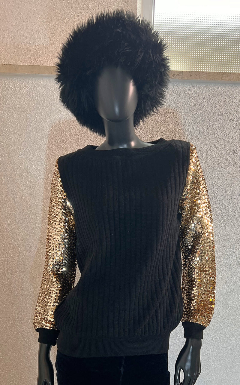 Vintage Yves Saint Laurent Sequins Jumper