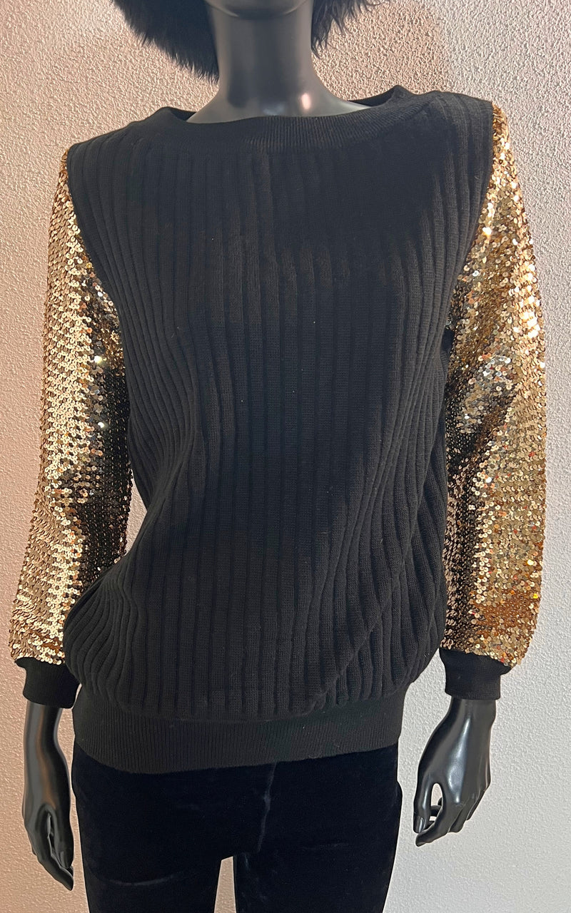 Vintage Yves Saint Laurent Sequins Jumper