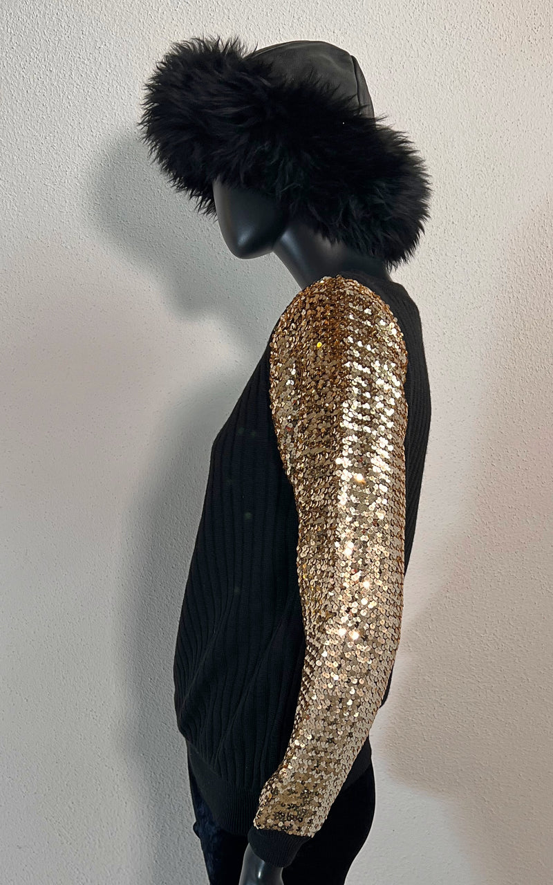 Vintage Yves Saint Laurent Sequins Jumper