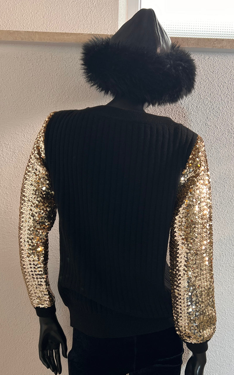 Vintage Yves Saint Laurent Sequins Jumper