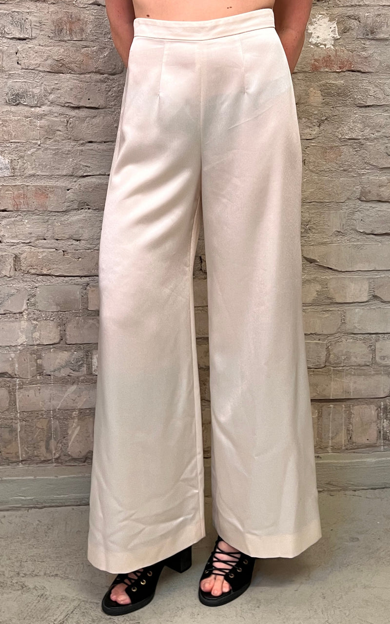 Vintage Palto Satin Marlene Trouser