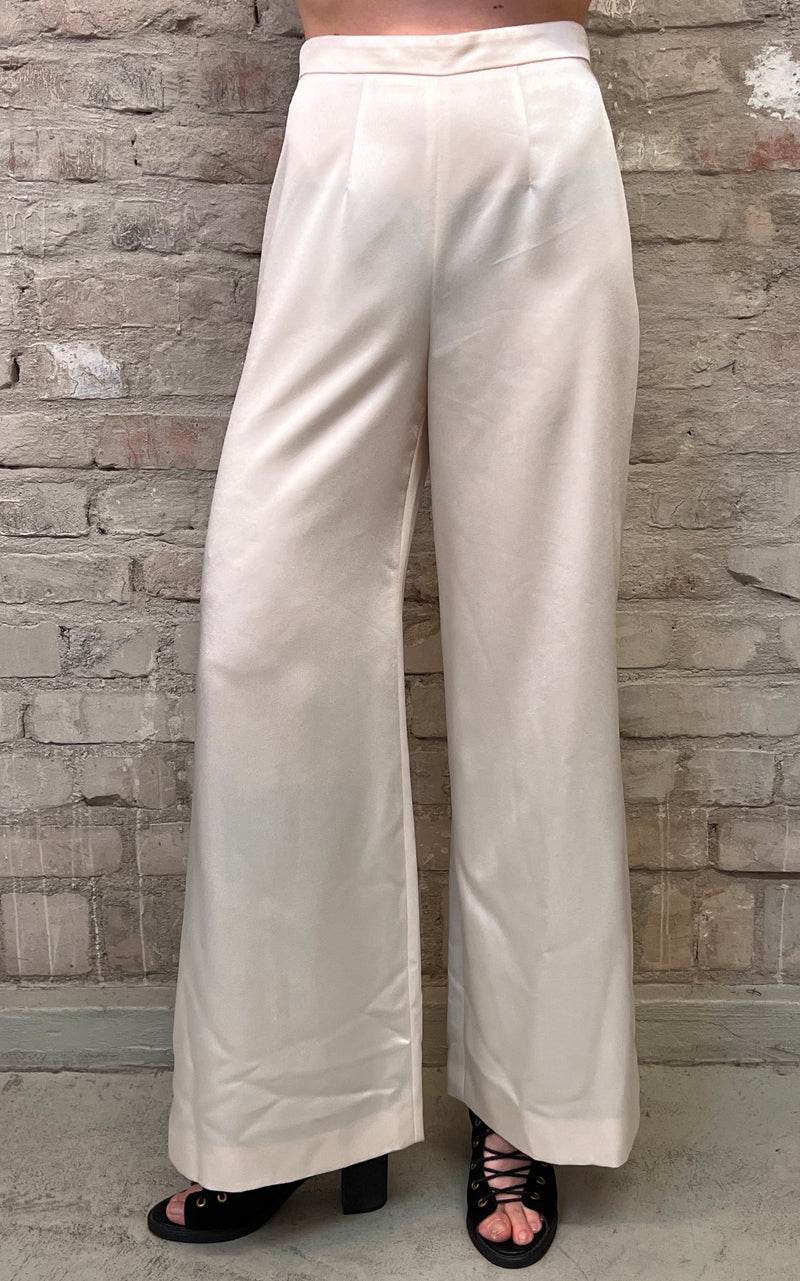 Vintage Palto Satin Marlene Trouser