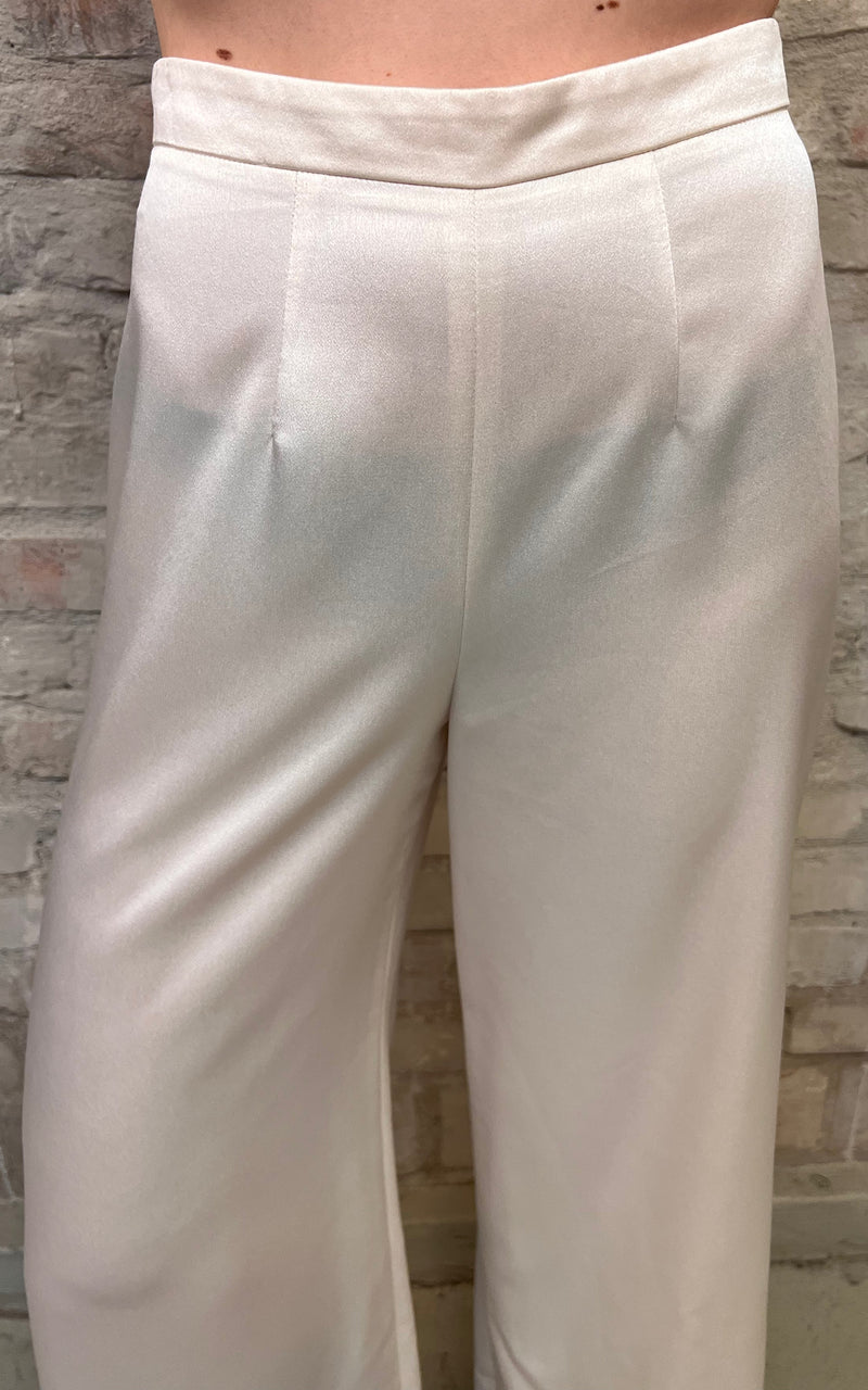 Vintage Palto Satin Marlene Trouser