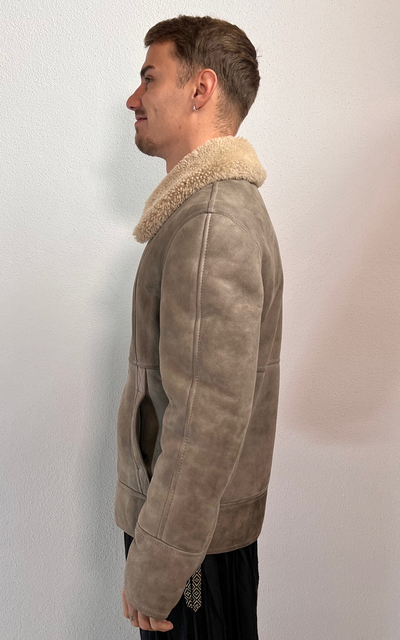 Vintage MENS 70s Shearling Jacket