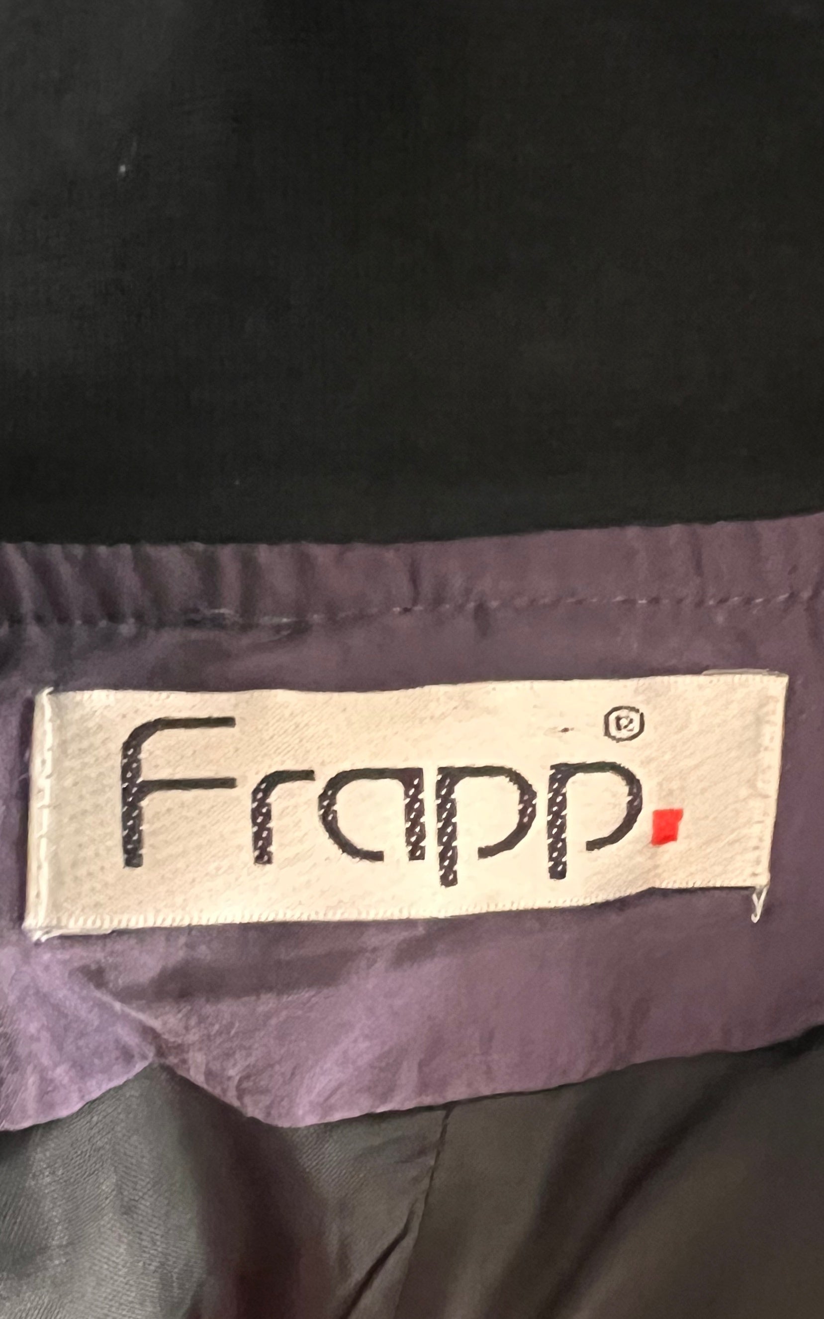 Vintage 90s Frapp Silk Bolero Bomber Jacket