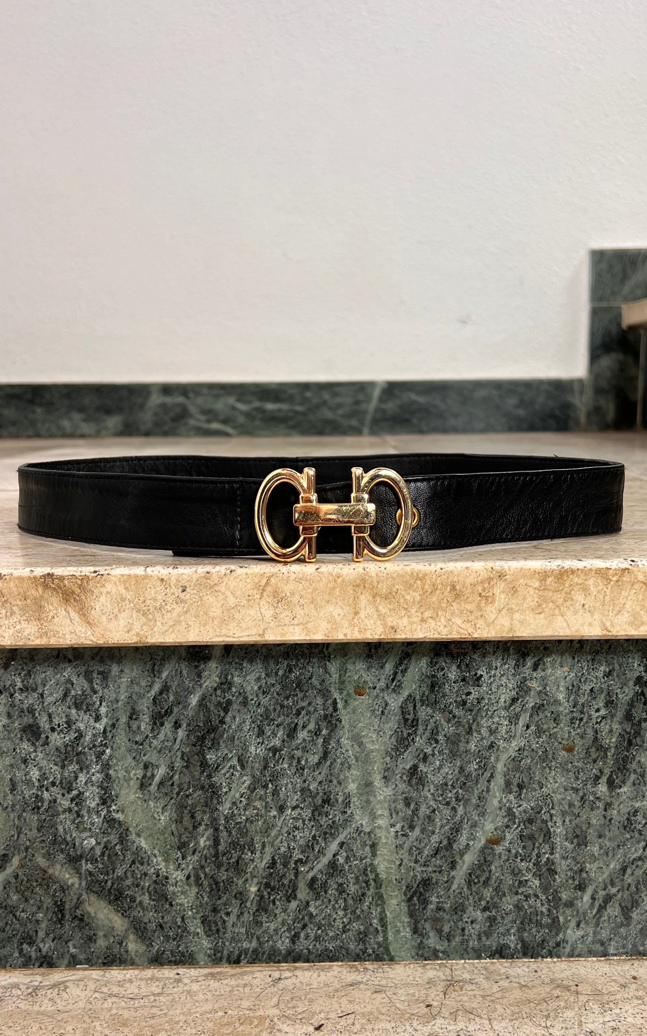 Vintage Nappa Leather Belt Horsebit