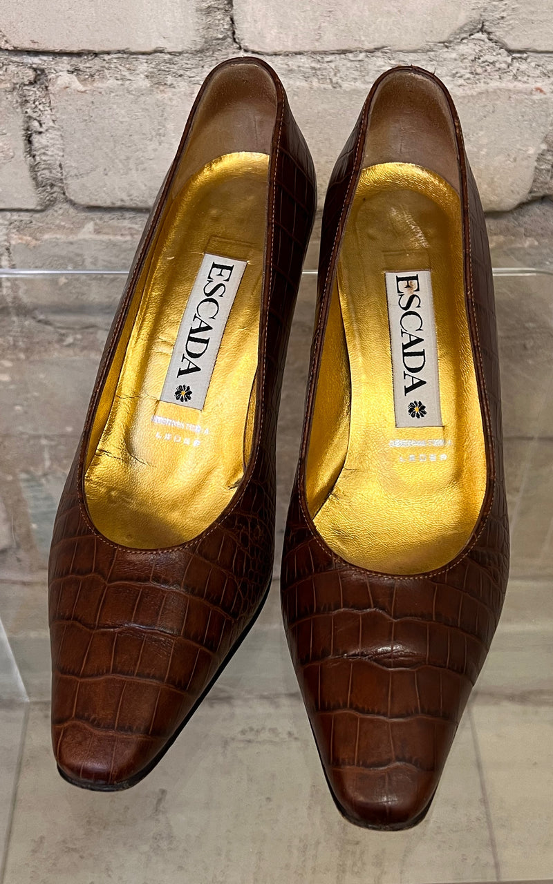 Vintage Escada Mules 38