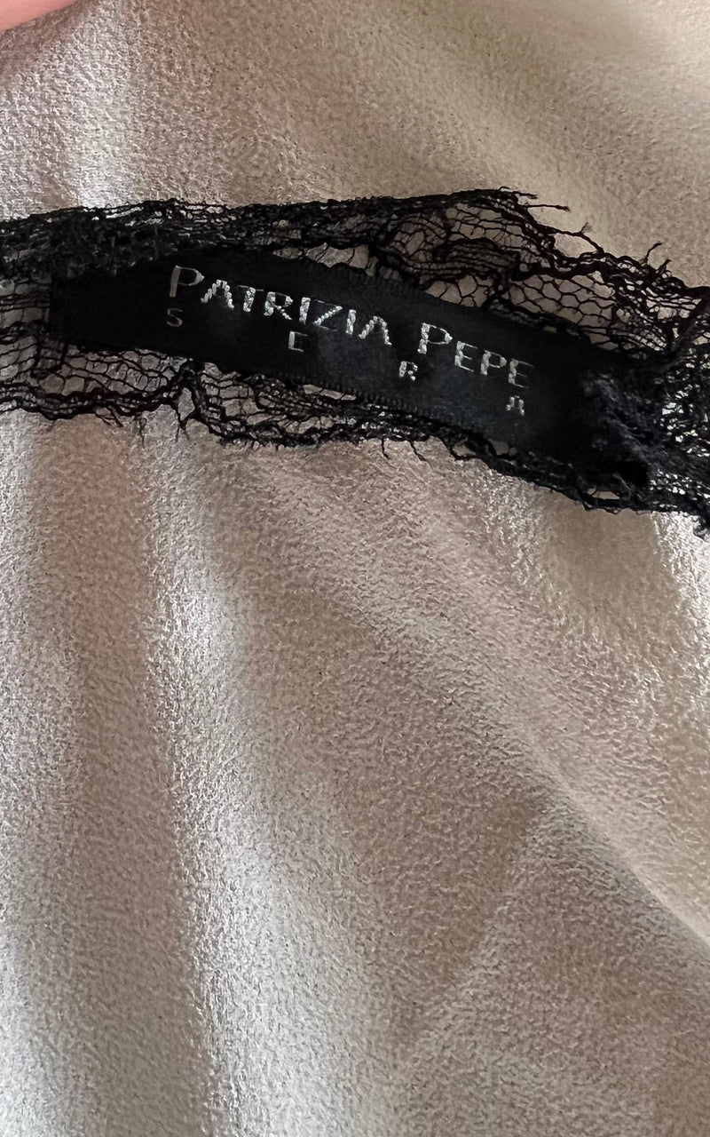 Vintage Patrizia Pepe Silk Wedding Dress