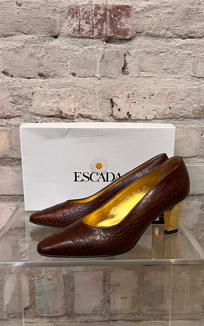 Vintage Escada Mules 38