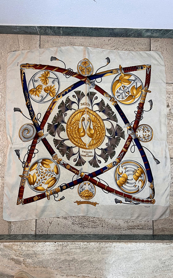 Vintage Hermes Paris Silk Foulard