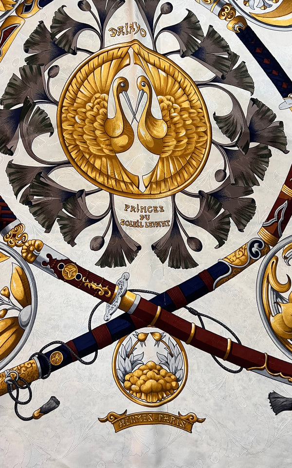 Vintage Hermes Paris Silk Foulard