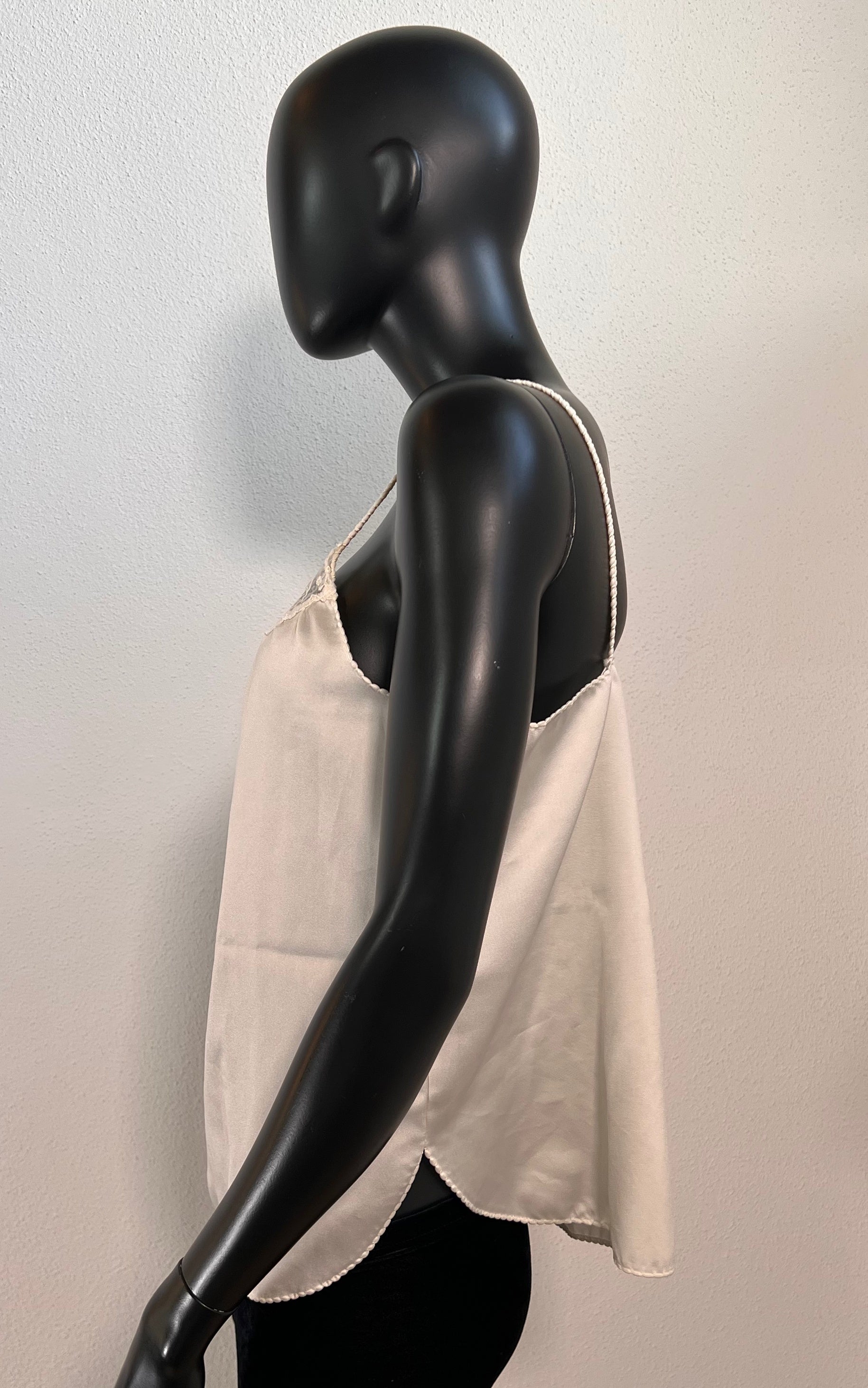 Top in raso vintage anni '80