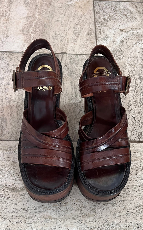 Vintage 90s Buffalo London Platform Shoes 41