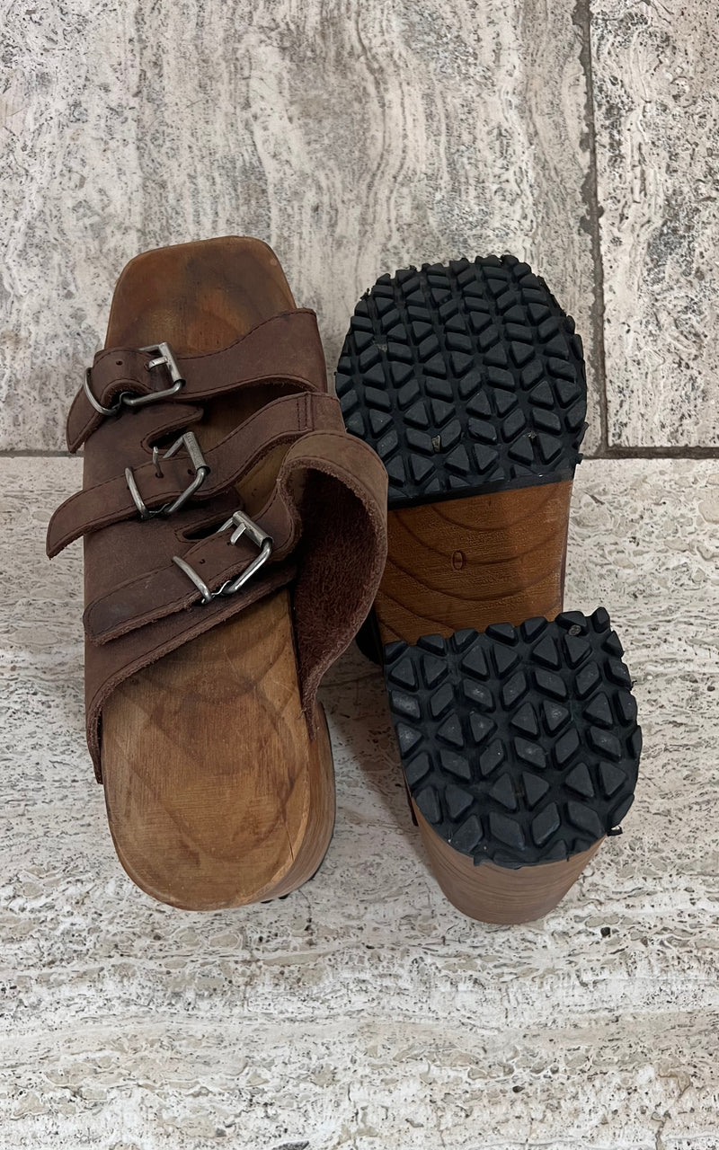Vintage 90s Buffalo Platform Clogs 41