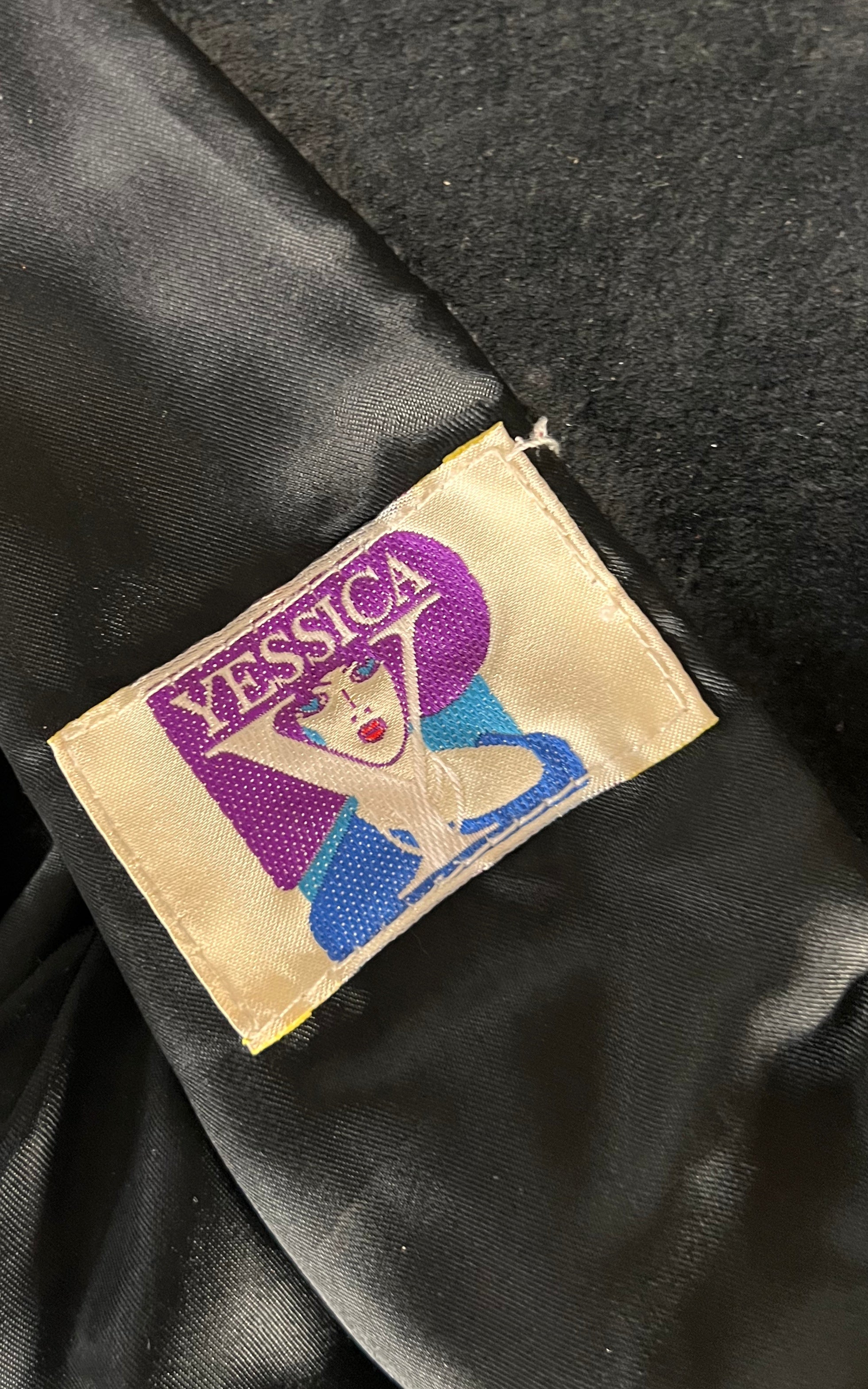 Vintage 90s Paint Brush Suede Jacket