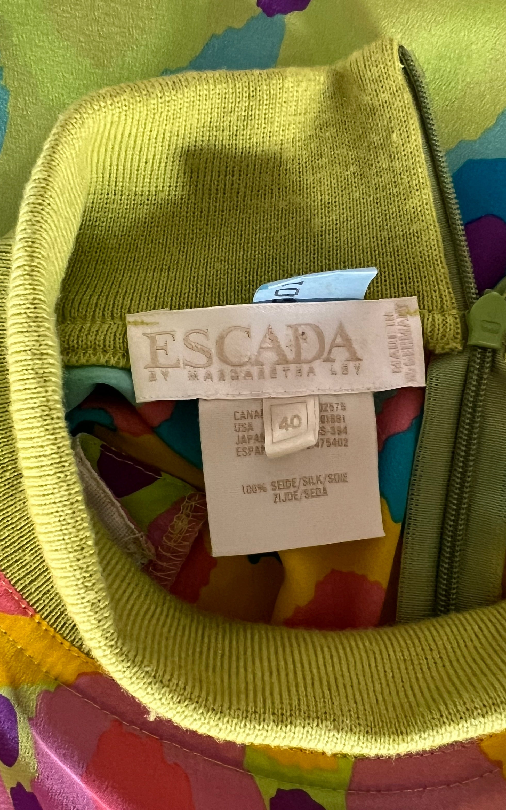 Vintage 90s Escada Silk Shirt