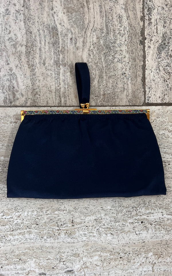 Vintage Silk Clutch