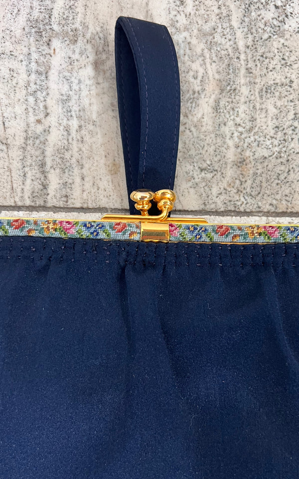Vintage Silk Clutch
