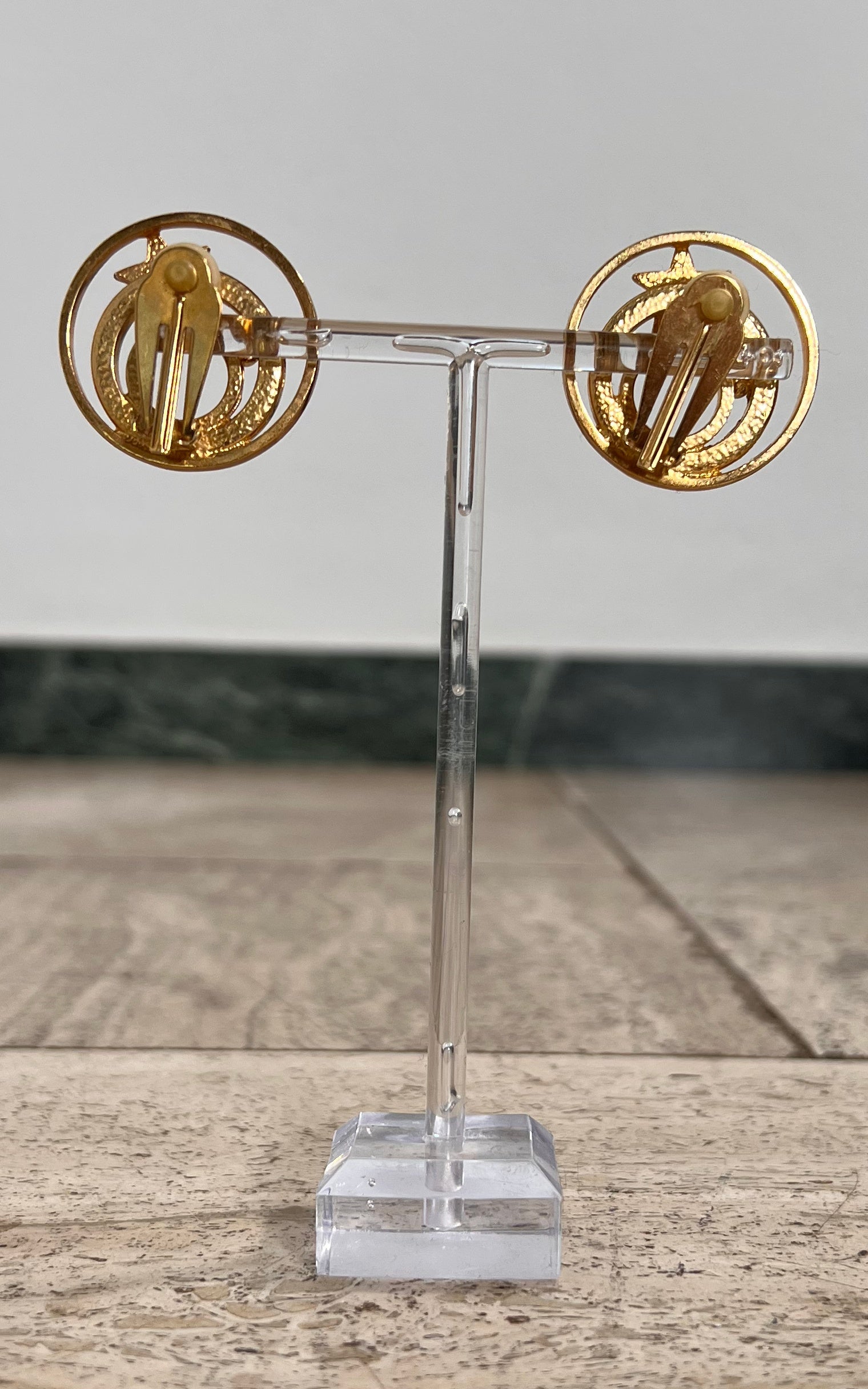 Vintage 90s Star Clip Ons