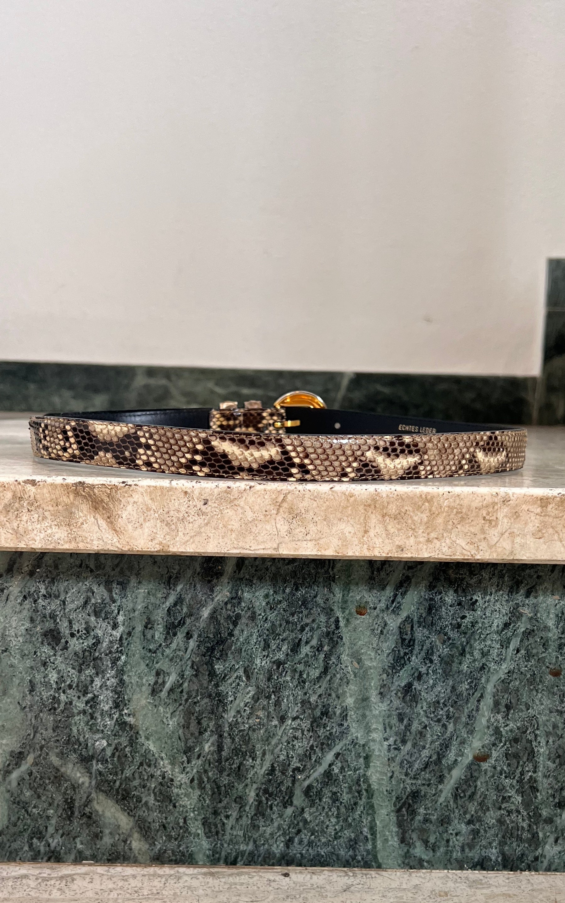 Vintage Python Belt