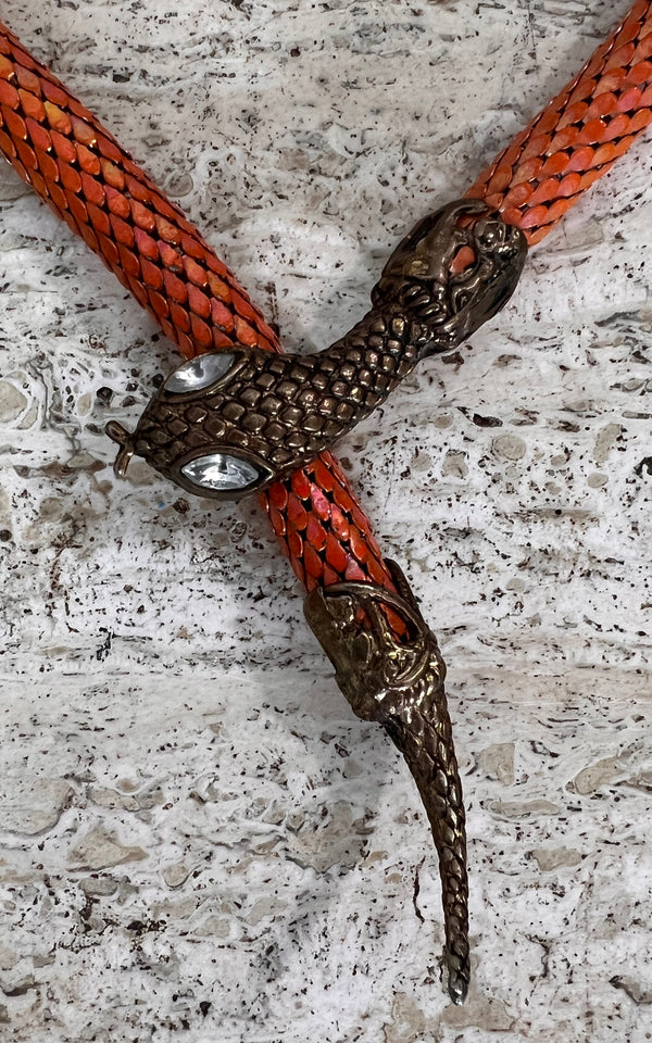 Vintage Snake Necklace