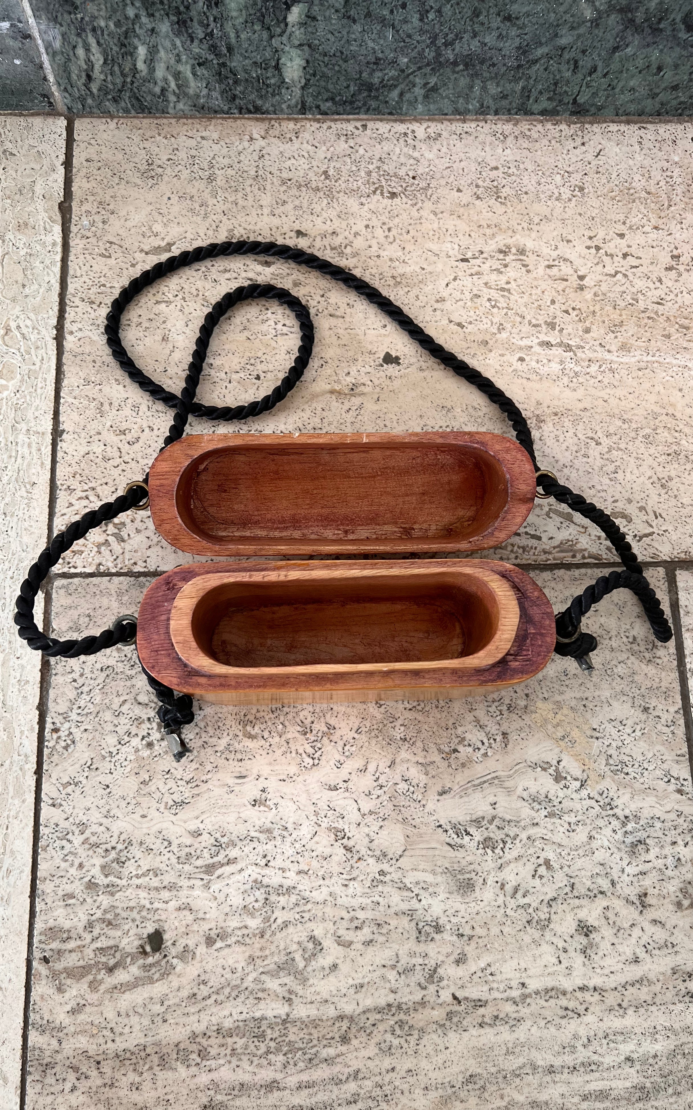 Vintage Asia Wood Bag
